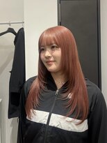 ナナシ 徳山店(774) pink brown × layer cut