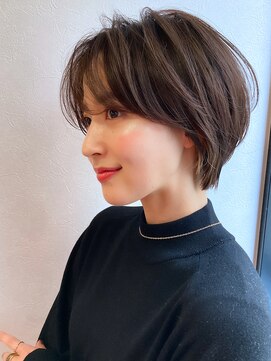 ノラ ギンザ(NORA GINZA) シースルーバング×ショートカット×大人ヘア 30/40/50代