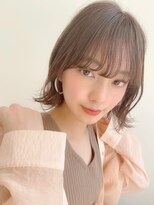 ネイロ 錦糸町(NeiRo)&nbsp;魅力倍増カールセミディシアーカラーダークアッシュショートヘア