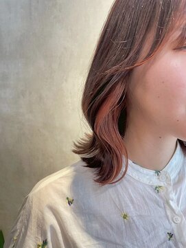 髪質改善/顔周りレイヤーカット/グレージュ[千葉/千葉駅]