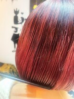 バト(vato)&nbsp;艶レッド×髪質改善ハイライト