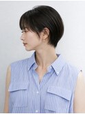 耳かけショート/黒髪ショート／ミニマムショート/大人ショート