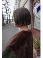 チャプター 問屋町(chapter)&nbsp;髪質改善ミニボブパツっとボブブリーチなし透明感ケアカラー