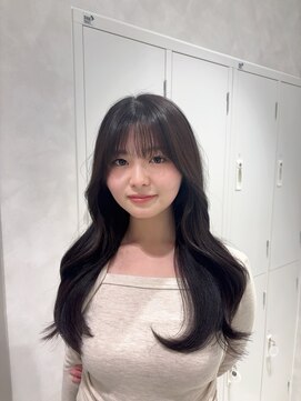 ジーナ 川崎西口(Zina) 韓国風くびれ巻き×チョコレートブラウン