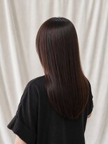 ココカラヘアー ニコ(cococara hair nico) カシスレッド/艶髪/ロングレイヤー/トリートメント