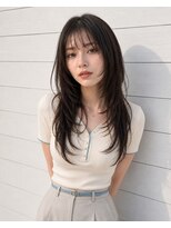 ズール 稲田堤店(ZU LU)&nbsp;顔まわりレイヤー×艶ロング