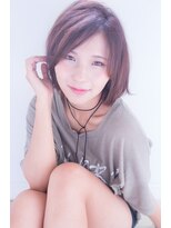 セライロ 千葉(celilo)&nbsp;『celiloスタイル』、ショートボブ、オレンジアッシュブラウン