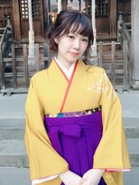 ネオリーブエム(Neolive em;)&nbsp;neolive em;元住吉店 卒業式 袴 着付け ヘアーアレンジ ♪