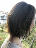 小顔×大人可愛いフラッフィーボブ×アッシュベージュ20代30代