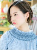 *bliss北浦和*キリっと透明感☆前下がりの黒髪大人ボブa