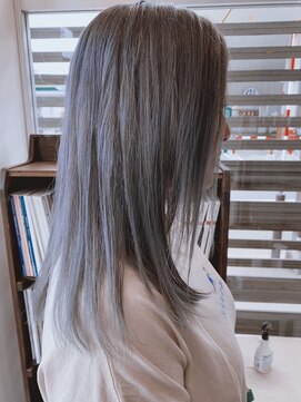 ザ カラー ラボ(THE COLOR LABO) ダブルブリーチ　シルバーカラー