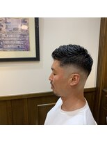 ヒロギンザバーバーショップ 神楽坂店(HIRO GINZA BARBER SHOP)&nbsp;ソフモヒスキンフェード