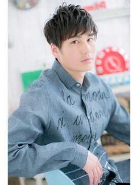 ミック ヘアアンドメイク アップ 駒込店(miq Hair&Make up) ネビージュカラーで好印象!爽やかスマートマッシュヘアc1