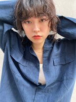 ローウェ 渋谷(Louwe)&nbsp;前髪パーマ/マロンベージュ/イルミナカラー[渋谷]