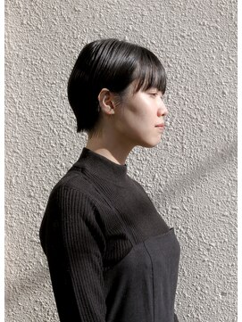 ノード(NODO) 【モードヘア】重ためバングのマッシュショート