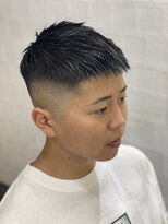 メリケンバーバーショップ フクオカ(MERICAN BARBERSHOP FUK)&nbsp;スタイリング簡単バーバースタイルフェード