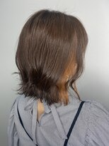 アペル(APPEL)&nbsp;切りっぱなしボブ　ミディアム　インナー　【岡山/岡山駅】