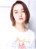 大人可愛い20代30代40代小顔 チェリーブラウンJ9
