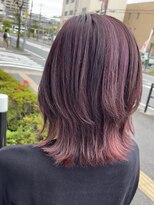 カペリベラ CapelliBella 香里園店 ウルフカット/ラベンダーピンク/ハイライト/ローライト