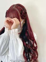 リノショアーズ 日本大通り店(RINOSHORES)&nbsp;ライブヘアセットツートンフルールアレンジツイストロングmaaya