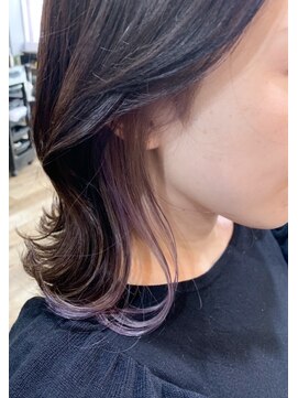 ロココオーガニックレーベル(LOCOCO organics label) パープルイヤリングカラー