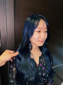 マージュ ギンザ(marju GINZA) 韓国風ディープネイビーカラー