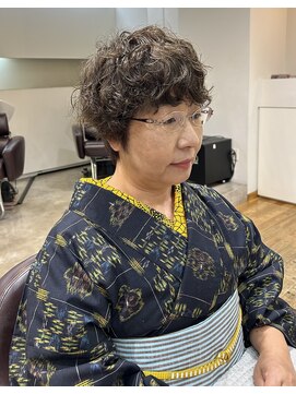 ルッツ(Lutz. hair design) マッシュウエーブスタイル[犬山良慈]