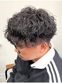 メンズパーマ/波巻きパーマ/ツーブロックマッシュ/練馬/板橋