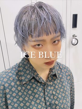 シオ ヘアー デザイン(Sio. hair design) ハイトーンブルー ice blue