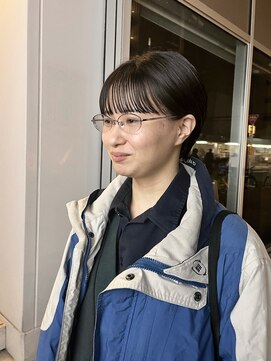 カフ(CAF) CAF FUKO フルバング/ショートボブ/黒髪/大阪/心斎橋