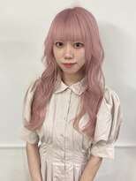 ヘアー アレス(hair ales) ハイトーンピンク　桜ピンク　ペールピンク　ピンクカラー