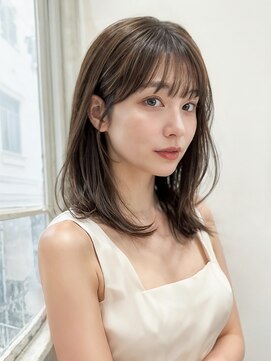 テンバイシオミエイチ(10 by shiomi H) シースルーバング×小顔ヘア