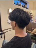 メンズ専門美容師のニュアンスパーマ