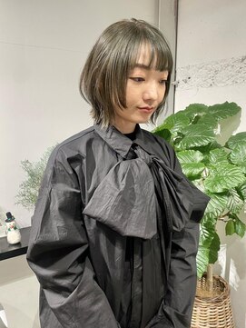 クリアーオブヘアー 栄南店(CLEAR of hair) レイヤーボブ×オリーブ