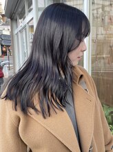 ステキナコト 日野(sutekinakoto) 顔まわりレイヤーダークブラウン