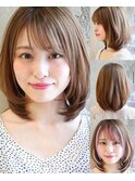 40/50/60代大人気♪小顔ひし形レイヤー×ワンカールパーマ★京佳