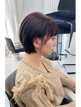 レヴ 草加店(LEV.) こなれミディ イメチェン ウェーブパーマシースルーバング