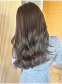 ヘーゼルベージュ☆大人波巻きロング20代30代