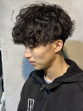 ニアウ 高崎店(Niau) シャドウパーマメンズパーマメンズマッシュ群馬高崎眉毛韓国風