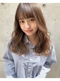 髪質改善＊ふわふわ前髪シルキーベージュ＊美髪【Zina南草津】