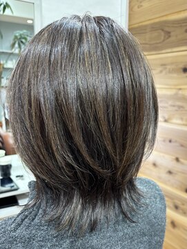 リーク(LEEK) ハイライトとウルフヘア♪