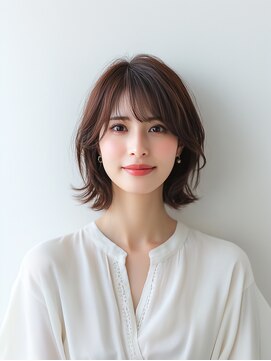 e.m.a プレミアムビューティーサロン 栄駅店(e.m.a PREMIUM BEAUTY SALON) ボブ/イメチェン/外ハネボブ/美髪/ワイドバング/髪型