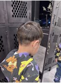キッズカット刈り上げマッシュツーブロック
