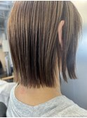 切りっぱなしボブ
