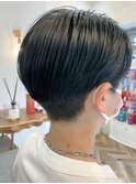 刈り上げマッシュショート☆刈り上げショートブルーカラー本厚木