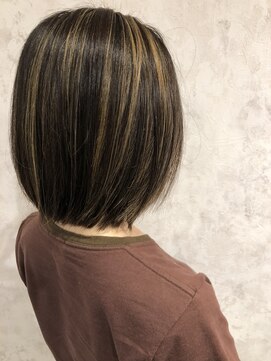 ヘアー リラクゼーション ドロップ(Hair relaxation drop) ミディアム/ひし形/ボブ