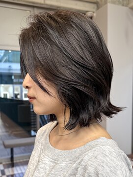 ノード(NODE) 栄柔らか質感レイヤーカットボブ