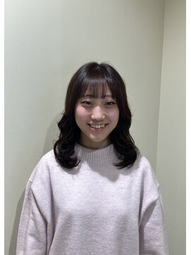 シアン 栄店(CYAN.) メイクに合わせてほんのりピンクブラウンで春先取り！