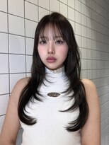 ルームバイシー 新宿(Loom. by Sea)&nbsp;□ 伸ばしかけヘア×ブリーチなしカラー ［髪質改善］