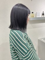 シー 仙台(shii..)&nbsp;《shii../内城》#切りっぱなしボブ #ラベンダーグレー
